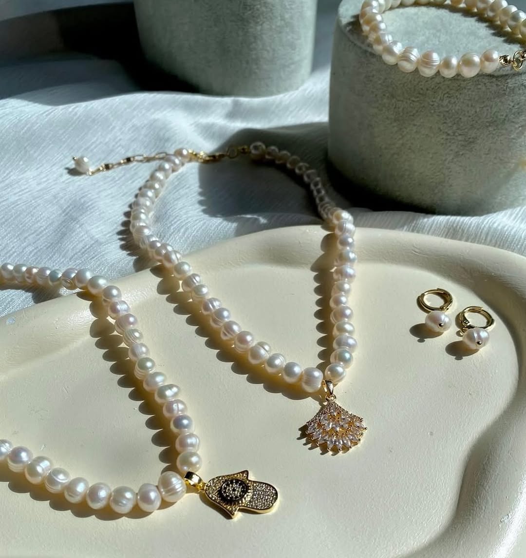 Pendientes de plata pulida
